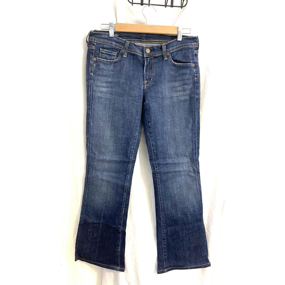 Citizens Of Humanity Jeans Size 31 Ingrid #02 Stretch Low Waist Flare Denim. 006